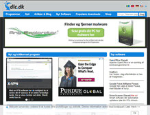 Tablet Screenshot of downloadcentral.dk